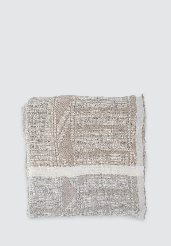 100% Linen Bogolan Lounge Throws