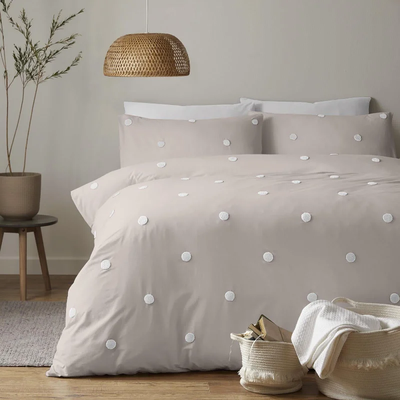 Dot Garden Duvet Cover Set Linen