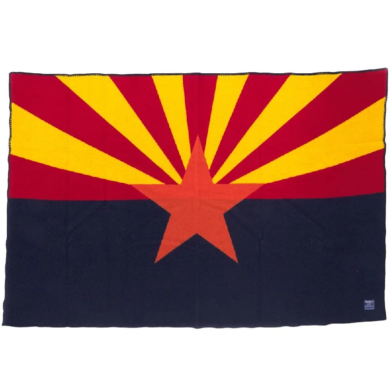 Arizona Flag Wool Throw