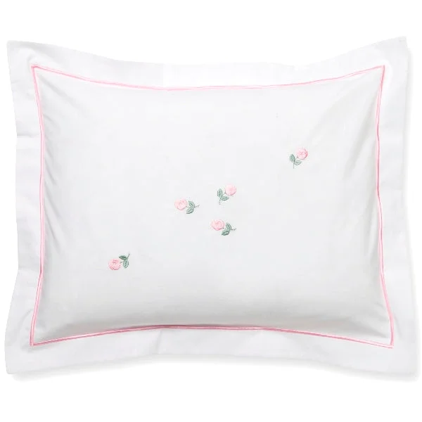 Baby Boudoir Pillow Cover in Rosebuds Pink