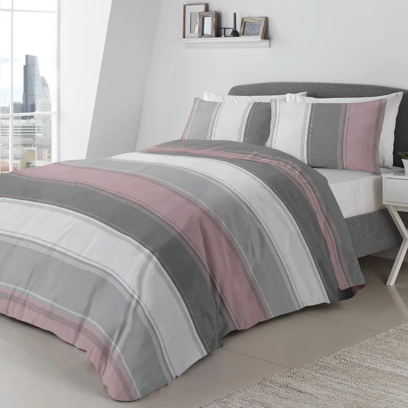 Betley Duvet Cover Set Blush