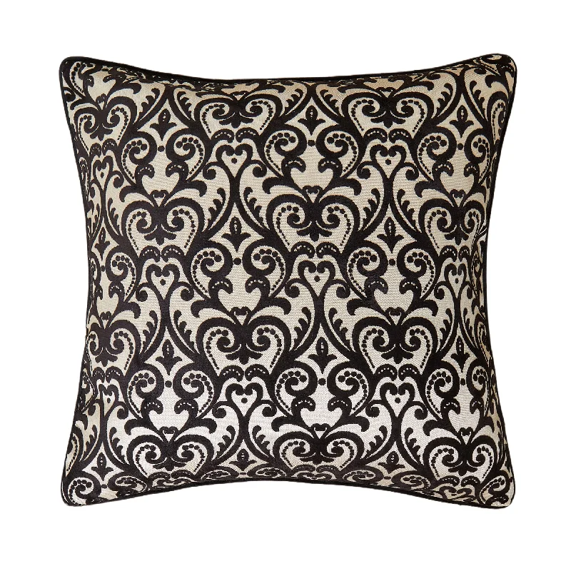 Black Ikat Pillow