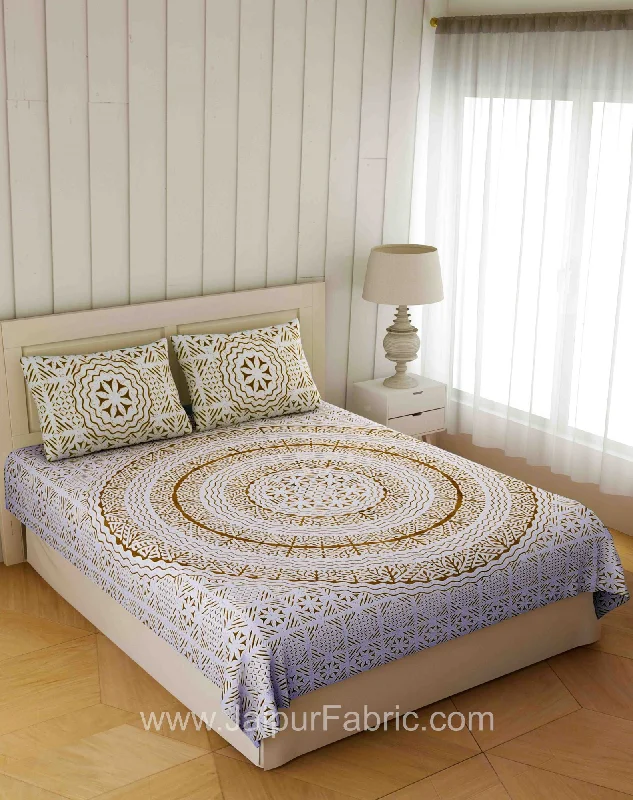 Limited Stock Brown Loop Double Bedsheet