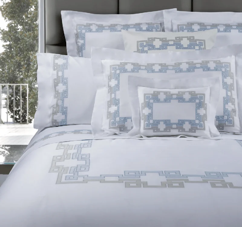 Carrara Embroidered Bedding by Dea Linens