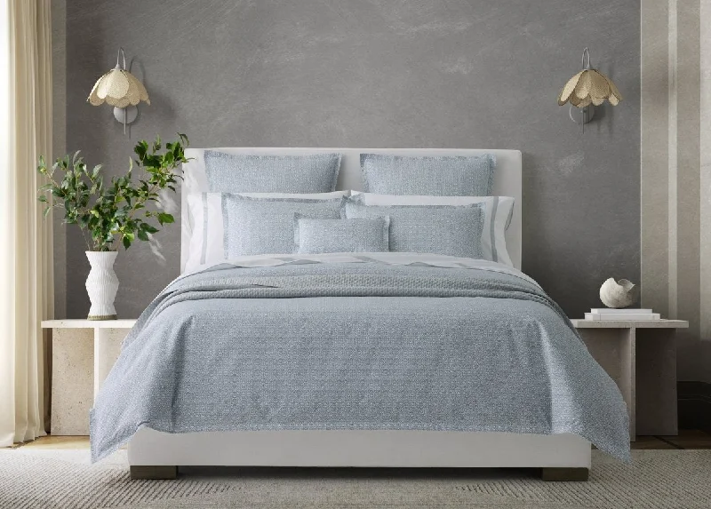 Catarina Hazy Blue Bedding by Matouk Schumacher