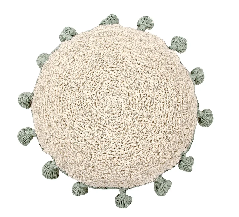 Circle Green Cushion