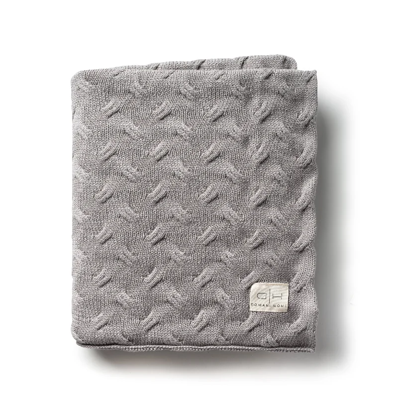 Clearance Items DH Waves Gray Throw