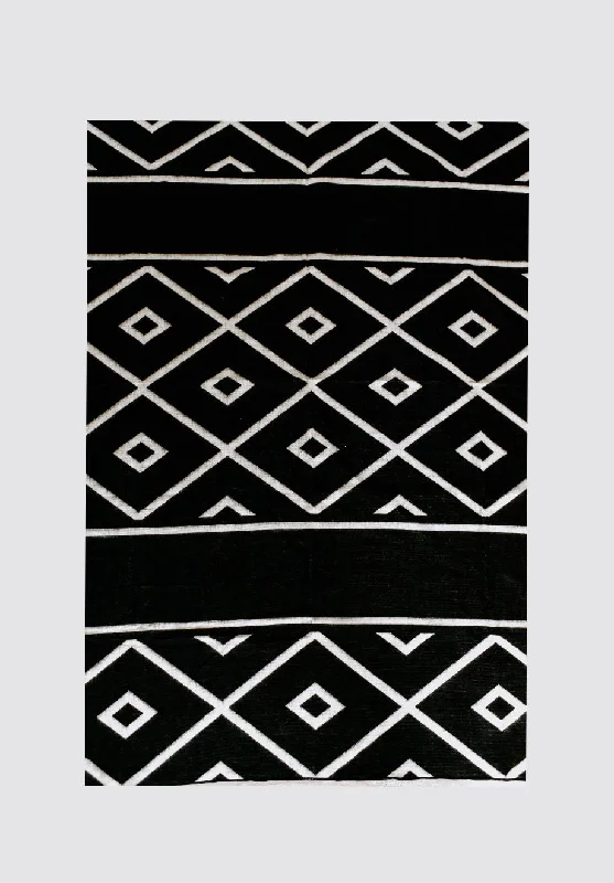 Diamante Blanket | Natural / Black