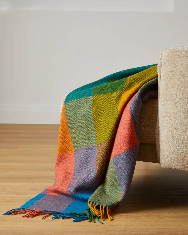 Foxford Errew Cashmere and Lambswool Throw