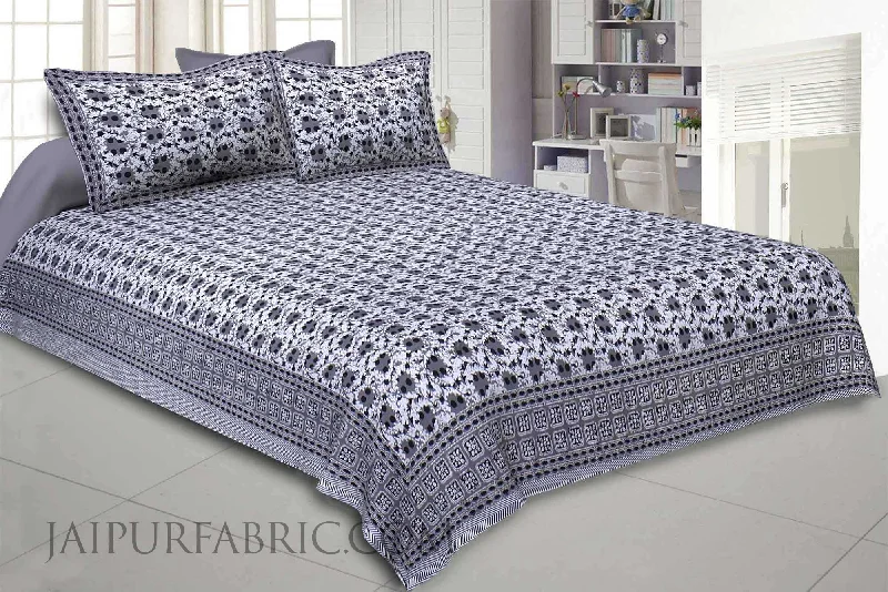 grey twinkling jugnoo king size bedsheet