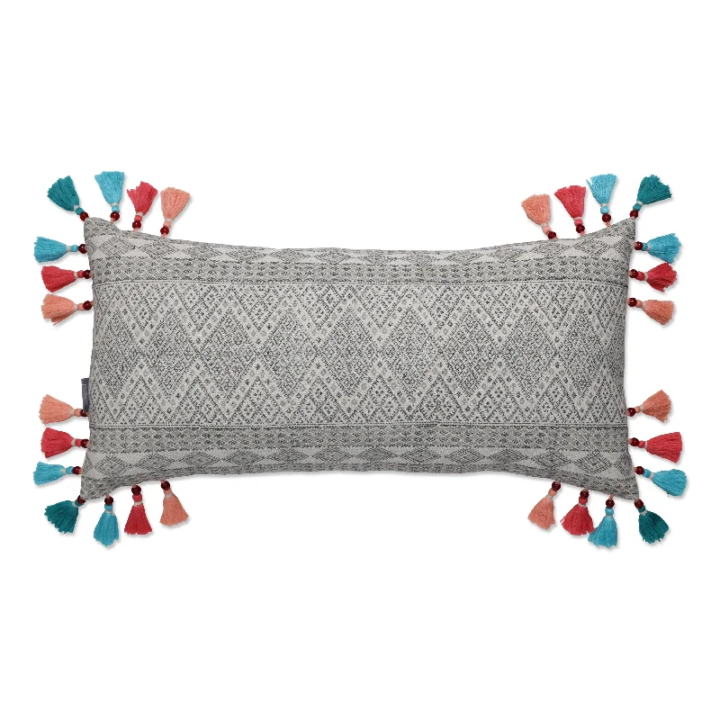 Season Finale Sale Marrakech Cream Rectangular Throw Pillow