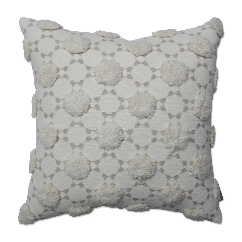 Reduced Prices Monsoon Ivory Off White 19-inch Throw Pillow