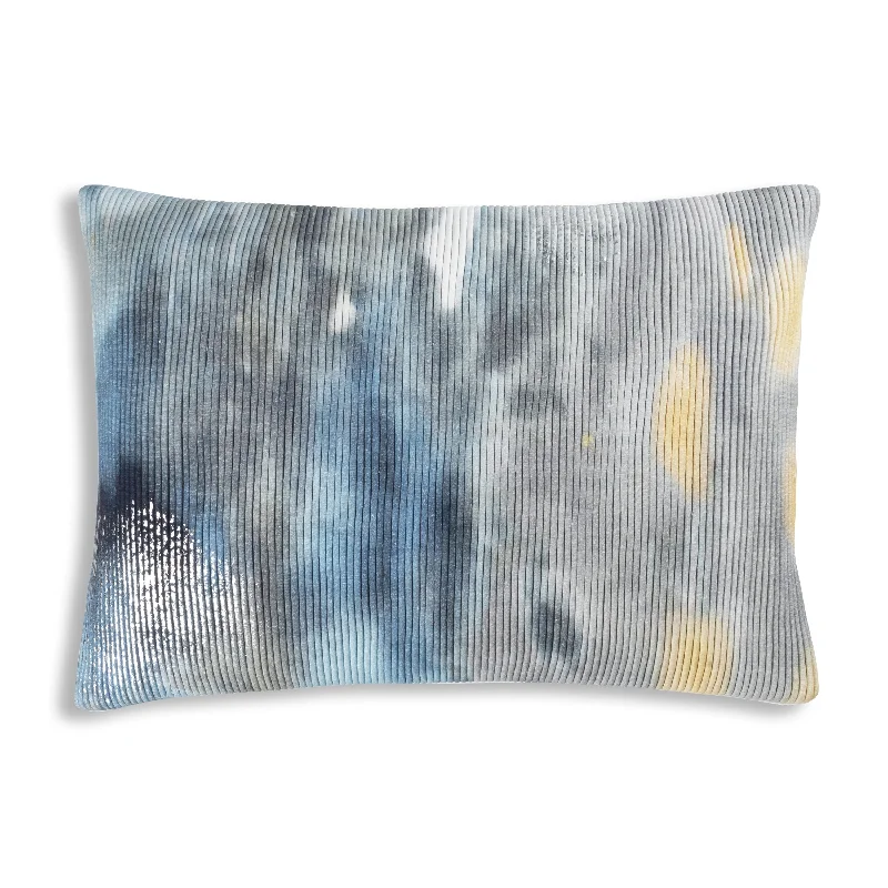 Year-End Sale Islay Blue Velvet Pillow