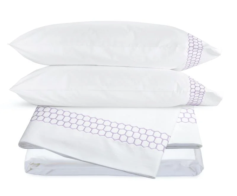 Liana Lavender Sheet Set by Matouk