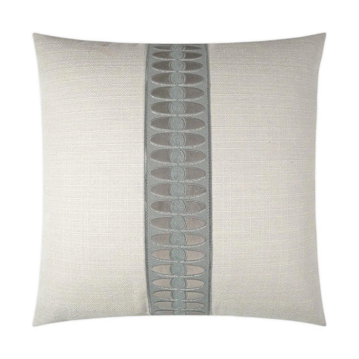 Mati Linen Smoke Grey Throw Pillow With Insert