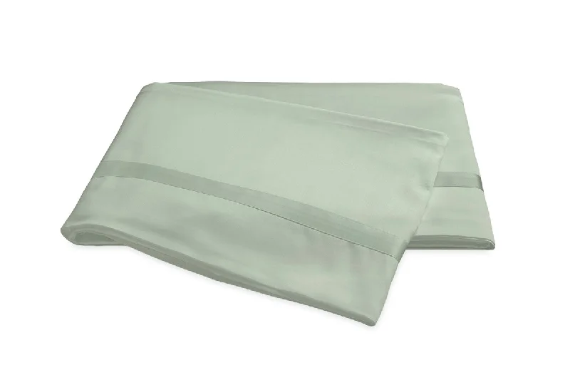 Matouk Nocturne Sateen Bedding in Celadon