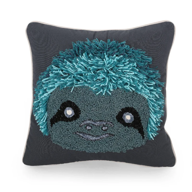 Nishtha Sloth Throw Pillow