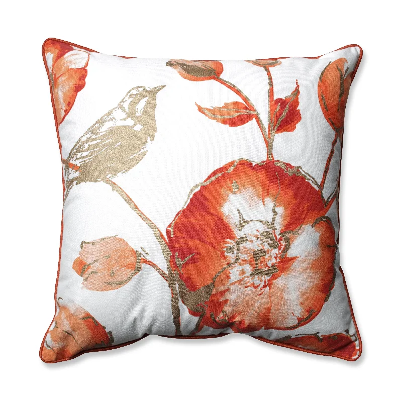 Olivia Rust 16.5-Inch Throw Pillow