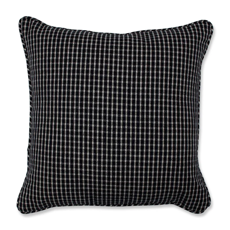 Roe Licorice 16.5-Inch Throw Pillow