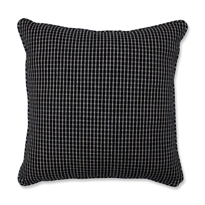 Roe Licorice 18-Inch Throw Pillow