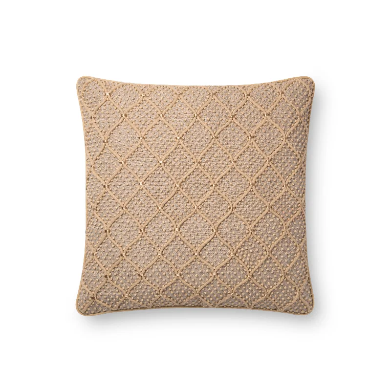 Natural & Gold Pillow - Open Box