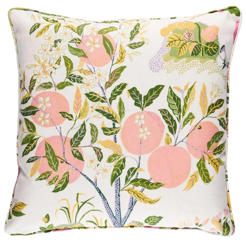 Weekend Discounts Worth Grabbing Pink Citrus Garden Indoor-Outdoor Square Throw Pillow Weekend Discounts Worth Grabbing Pink Citrus Garden Indoor-Outdoor Square Throw Pillow