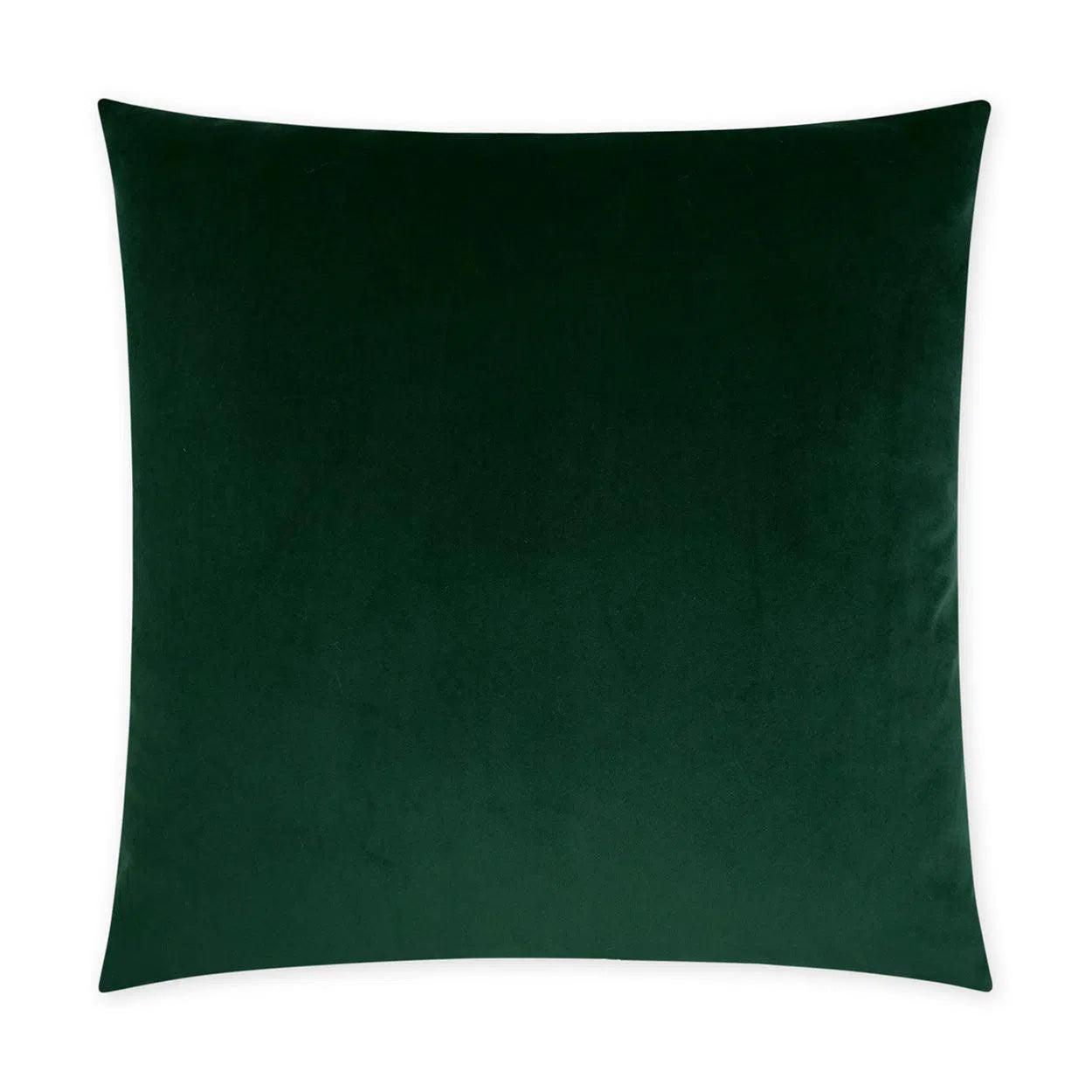 Posh Duo Forest Green Throw Pillow With Insert