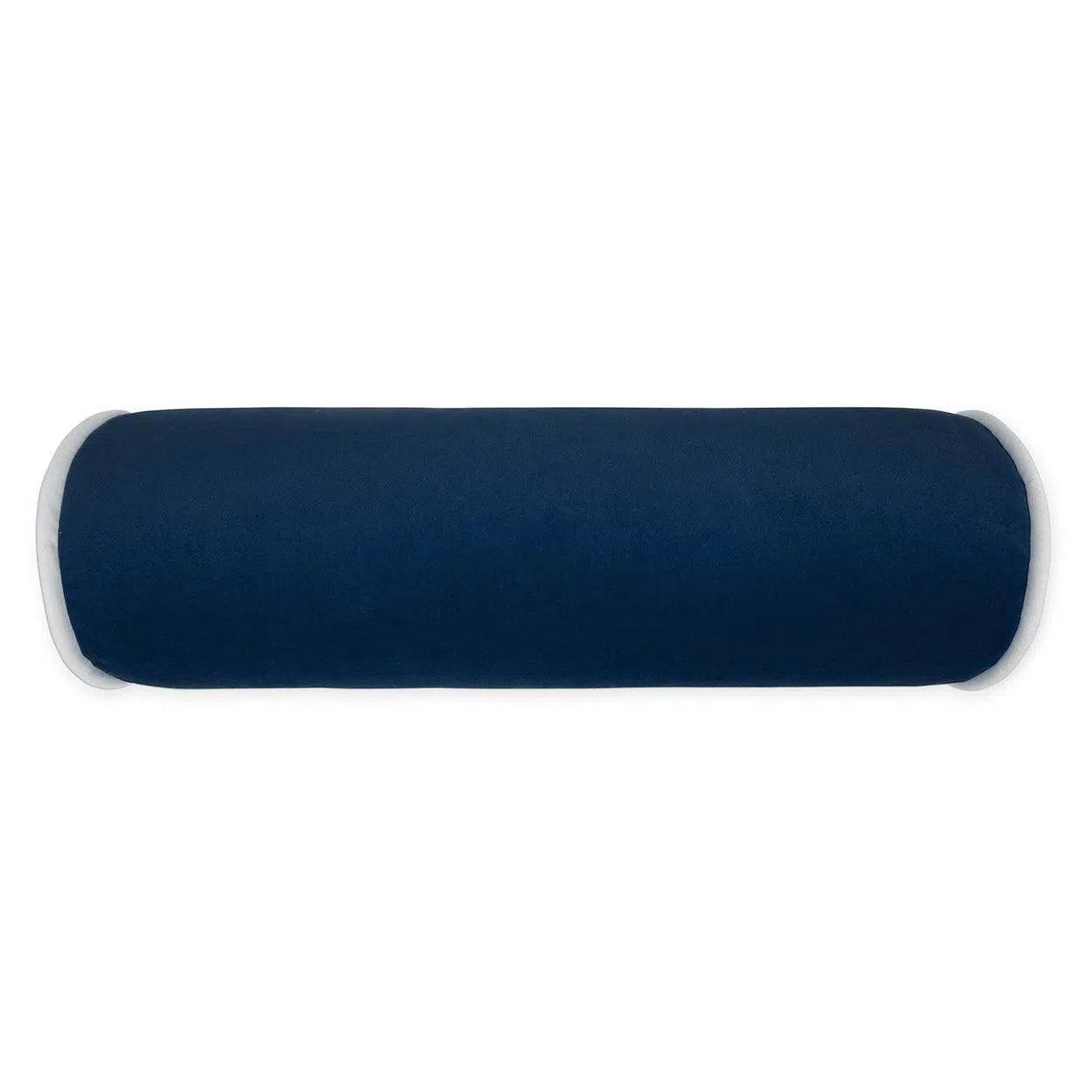 Posh Roll Royal Blue Throw Pillow With Insert