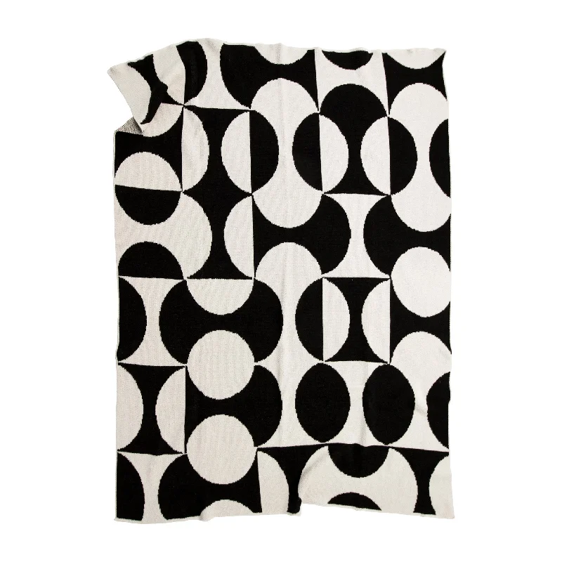 Puzzle Throw in Black