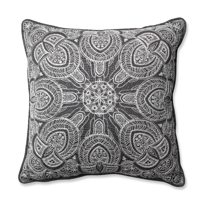 Unbeatable Prices On Best-Selling Items Quinn Gray 16.5-Inch Throw Pillow