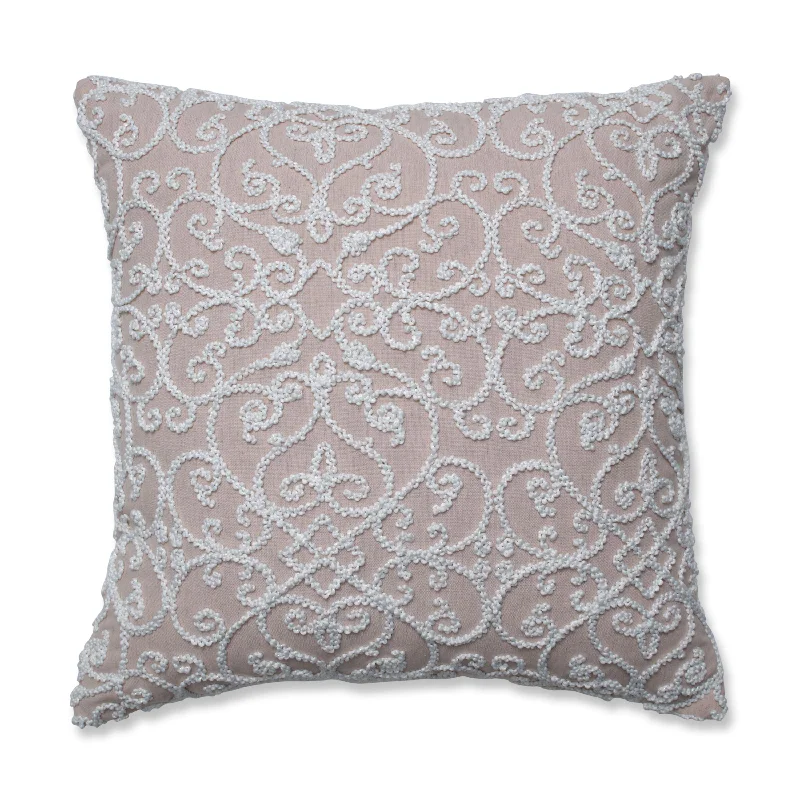 Serafina Dusty Rose 18-Inch Throw Pillow