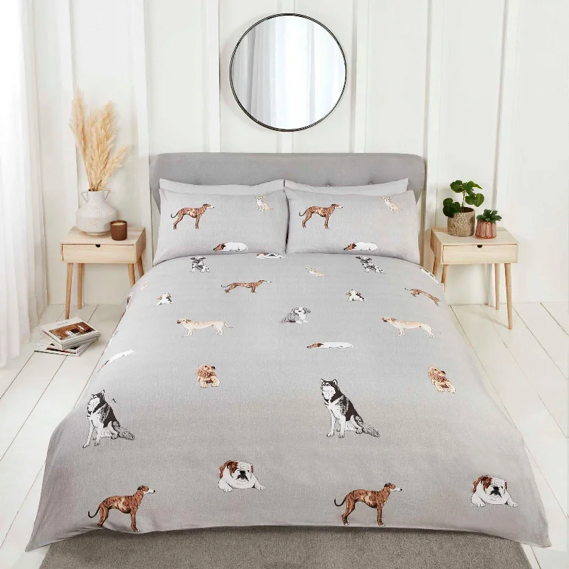 So Soft Paws & Tails Grey Duvet Cover Set