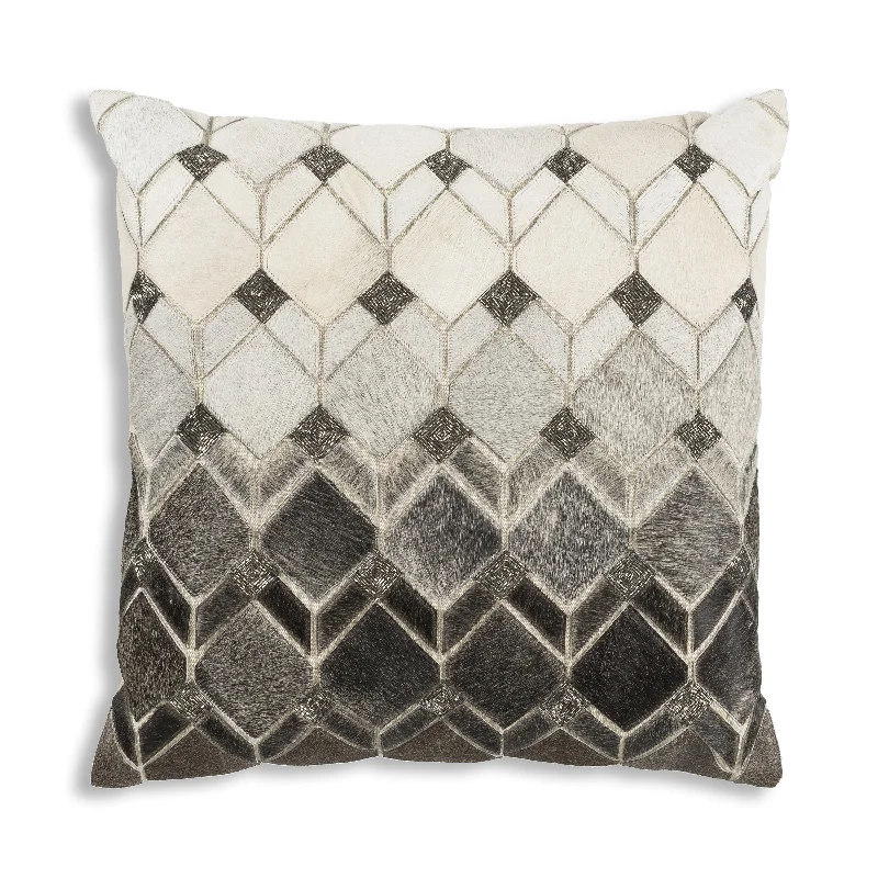 Unbeatable Prices Theo Gray Hide Pillow