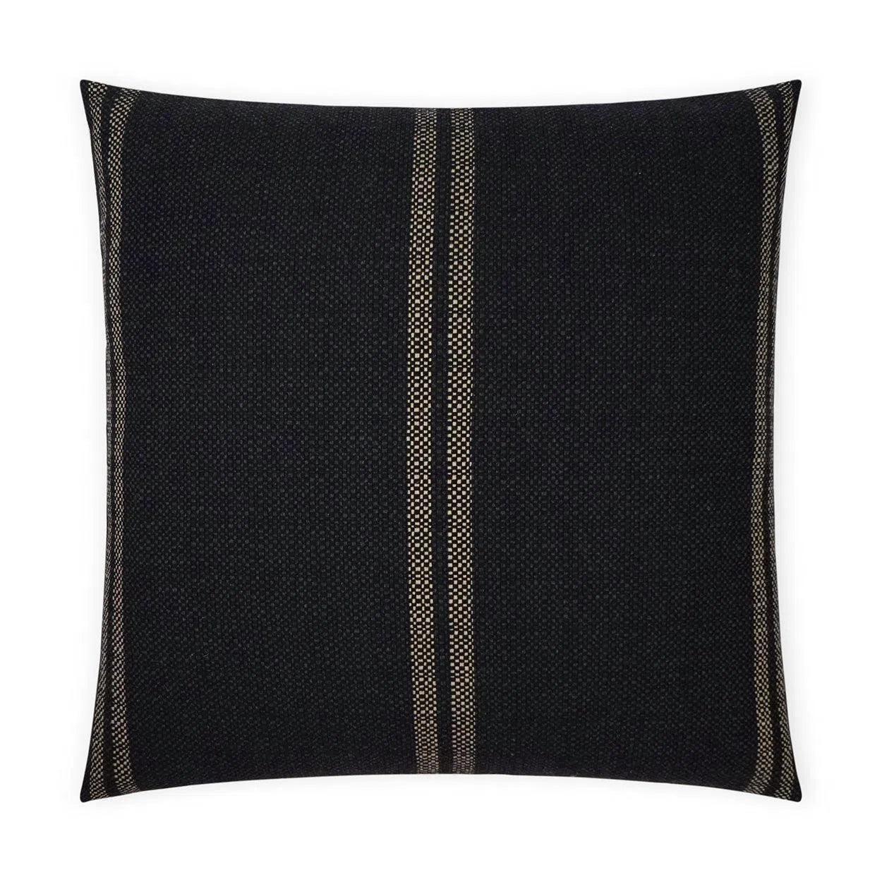 Vendella Black Throw Pillow With Insert