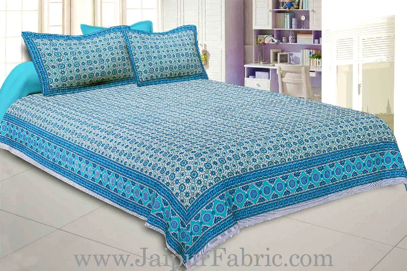 Vibrant Geometry Double Bedsheet