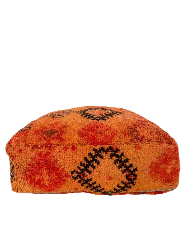 Vintage Taznakht Pouf - Vibrant Lion Paw