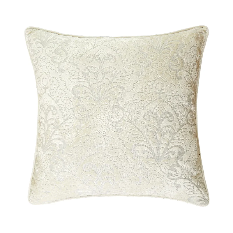 White Ikat Pillow