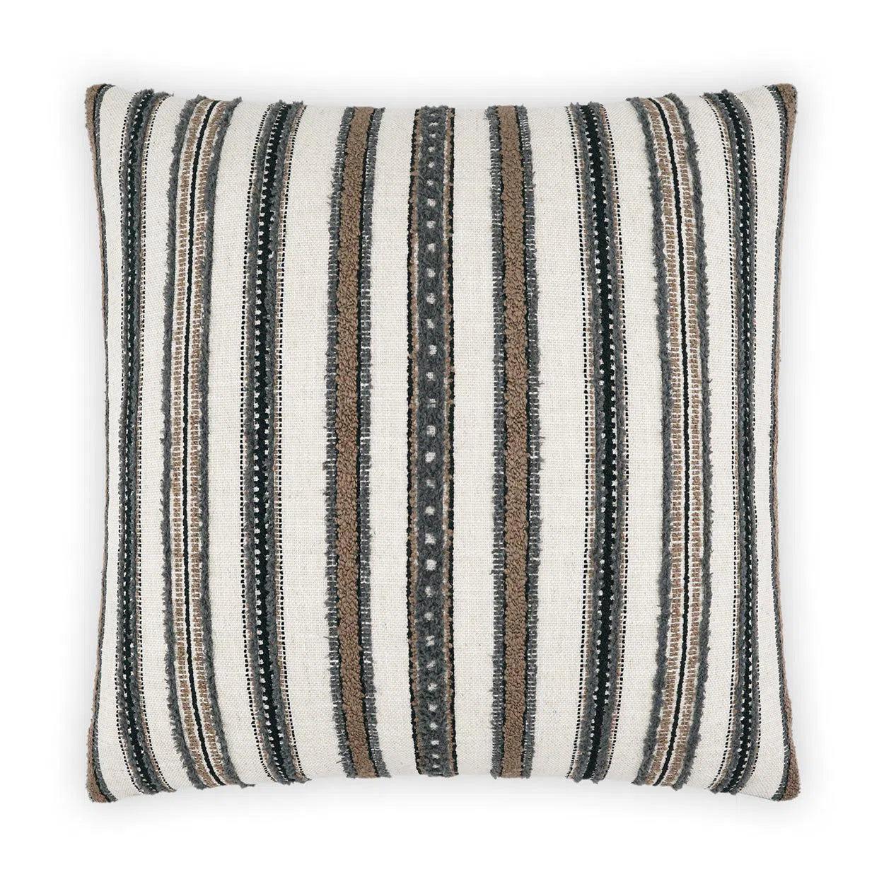 Year-End Sale Zoie Grey Throw Pillow With Insert